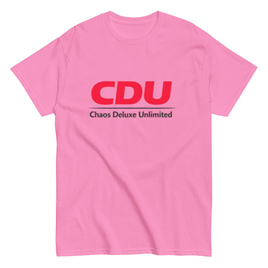 CDU Chaos Deluxe Unlimited Humorvoll - Statement Unisex-Sweatshirt T-Shirt - SprücheKüche - Druckfrisch & frech