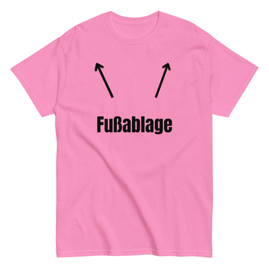Datingshirt Fußablage - Lustiges Unisex T-Shirt - SprücheKüche - Druckfrisch & frech