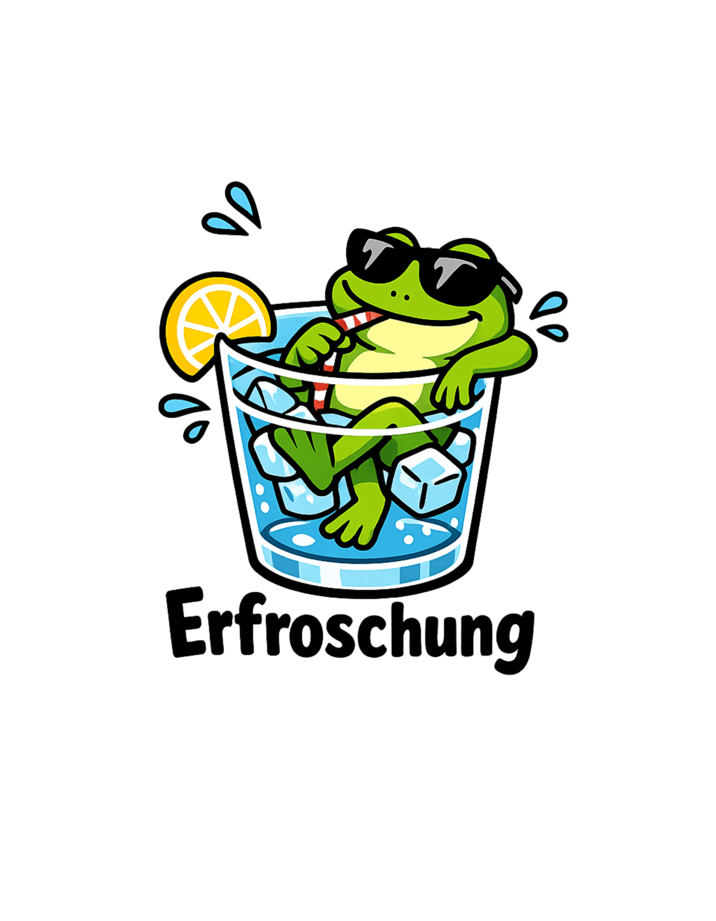 Erfroschung Tiermotiv Humorvoll - Lustiges Unisex T-Shirt - SprücheKüche - Druckfrisch & frech