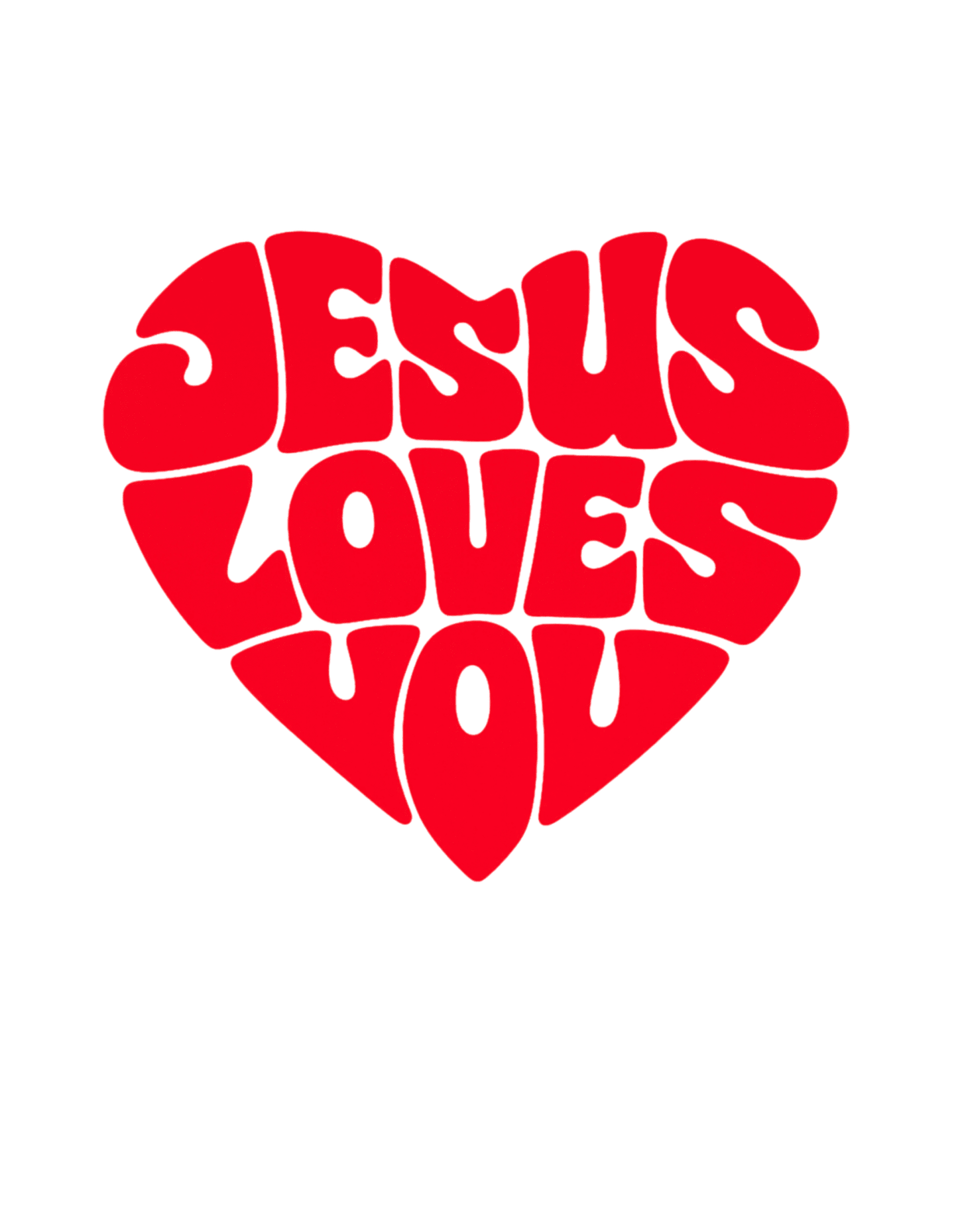 JESUS LOVES YOU - Statement Unisex - Sweatshirt