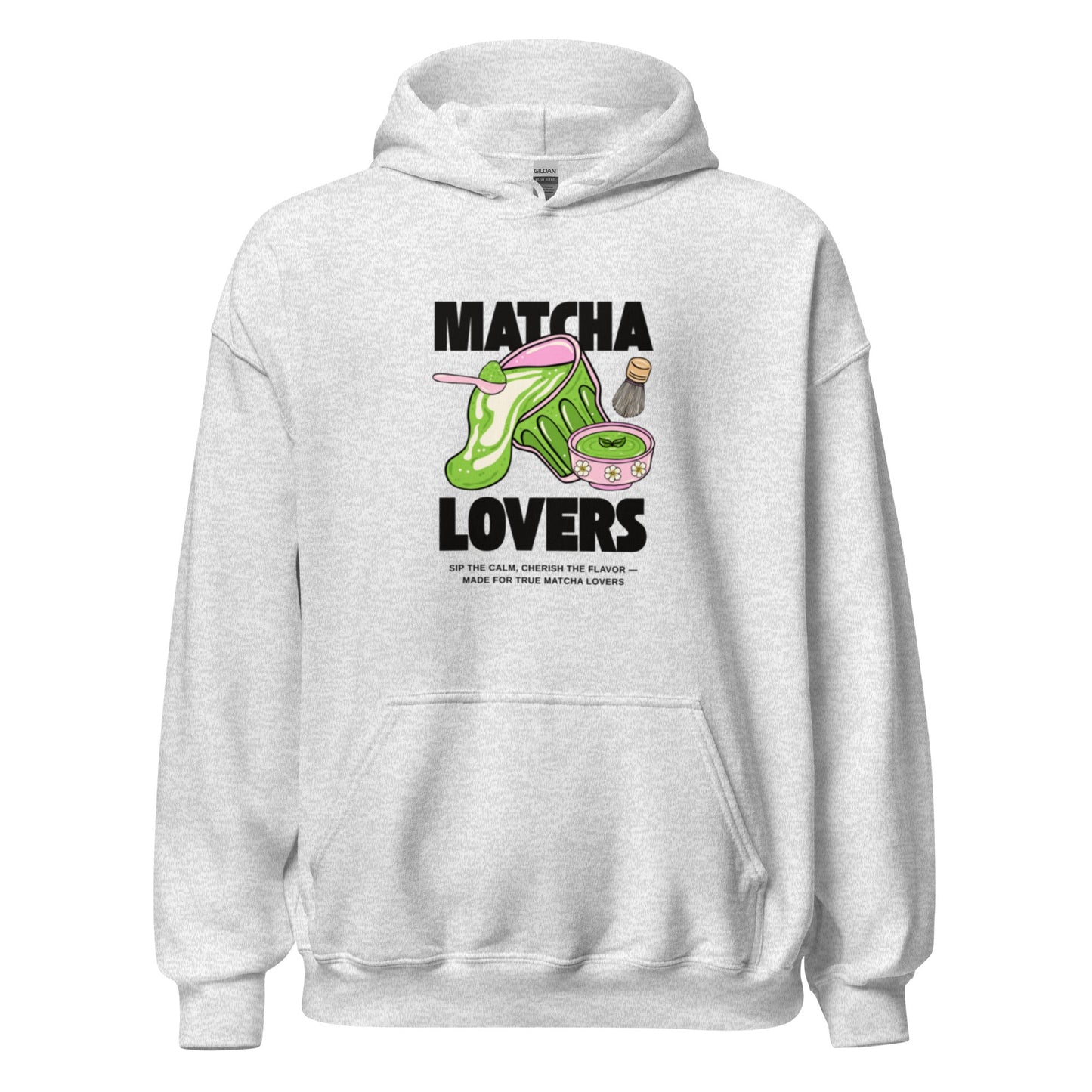 Matcha Lovers Hoodie – Süßes Matcha Design für echte Tea Fans, Herren, Frauen, Unisex - Kapuzenpullover - SprücheKüche - Druckfrisch & frech