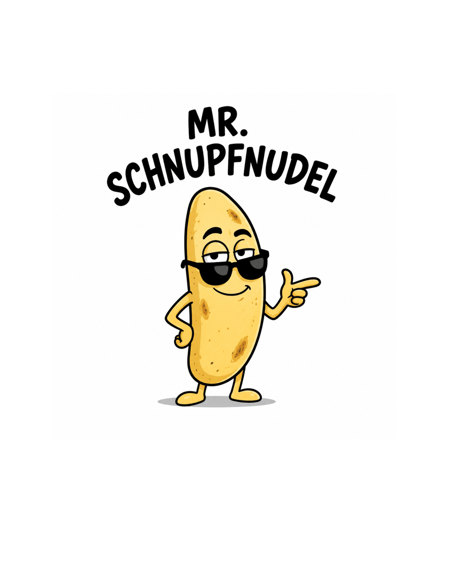Mr. Schnupfnudel - Lustiges T-Shirt, Humorvoll, Meme, Perfekte Geschenkidee, Herren, Frauen, Unisex - T-Shirt - SprücheKüche - Druckfrisch & frech