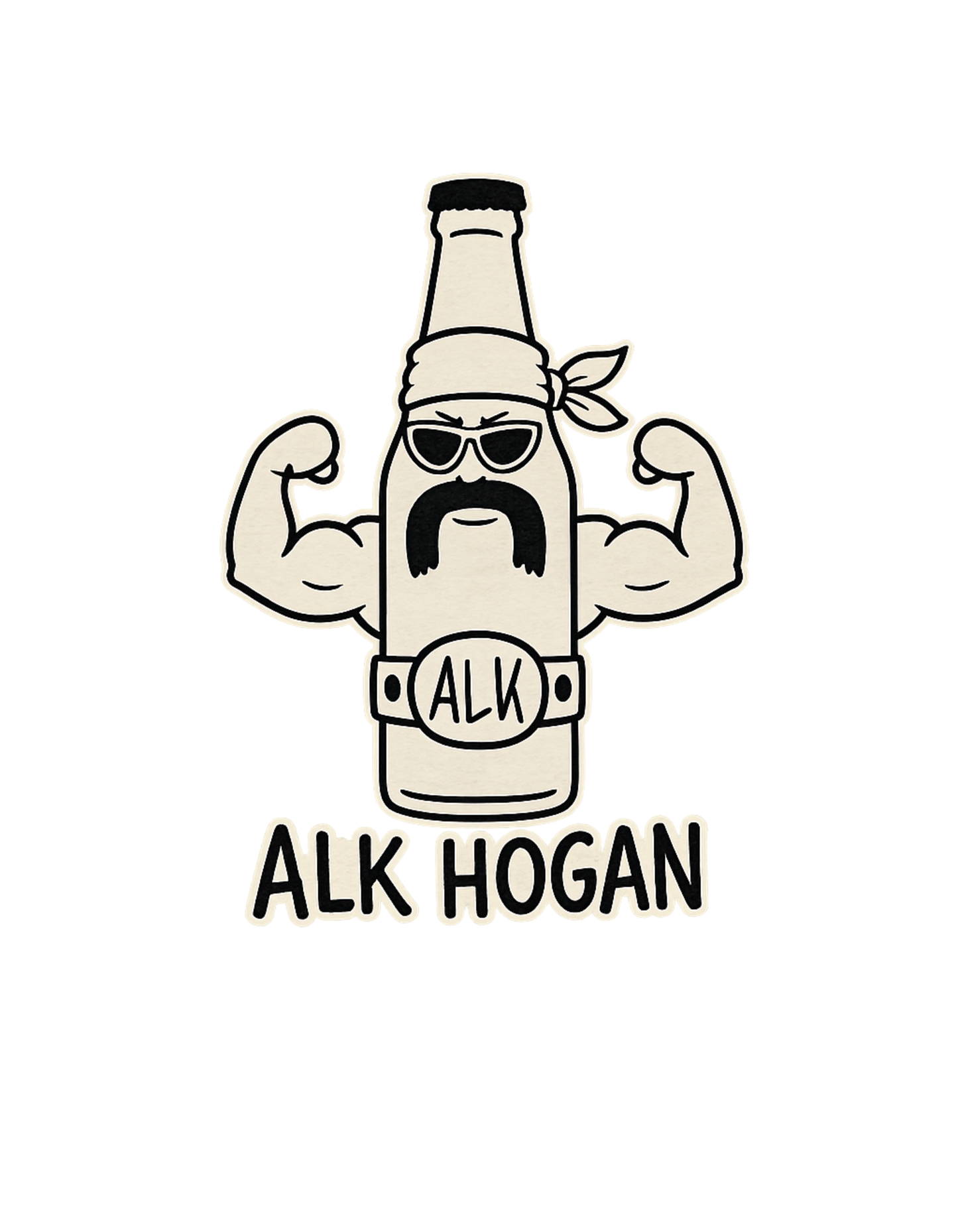 Alk Hogan Humorvoll - Lustiges Unisex T-Shirt