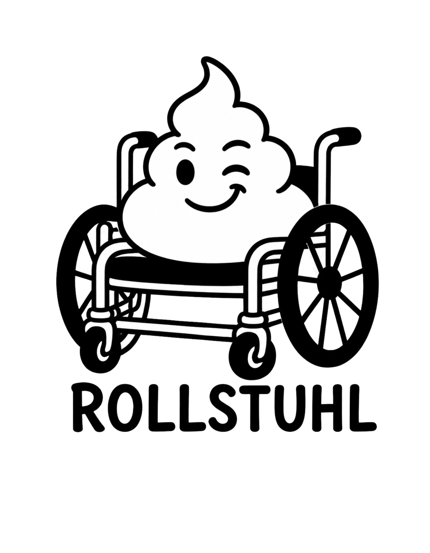 Rollstuhl Pflegehumor - Lustiges Unisex T-Shirt