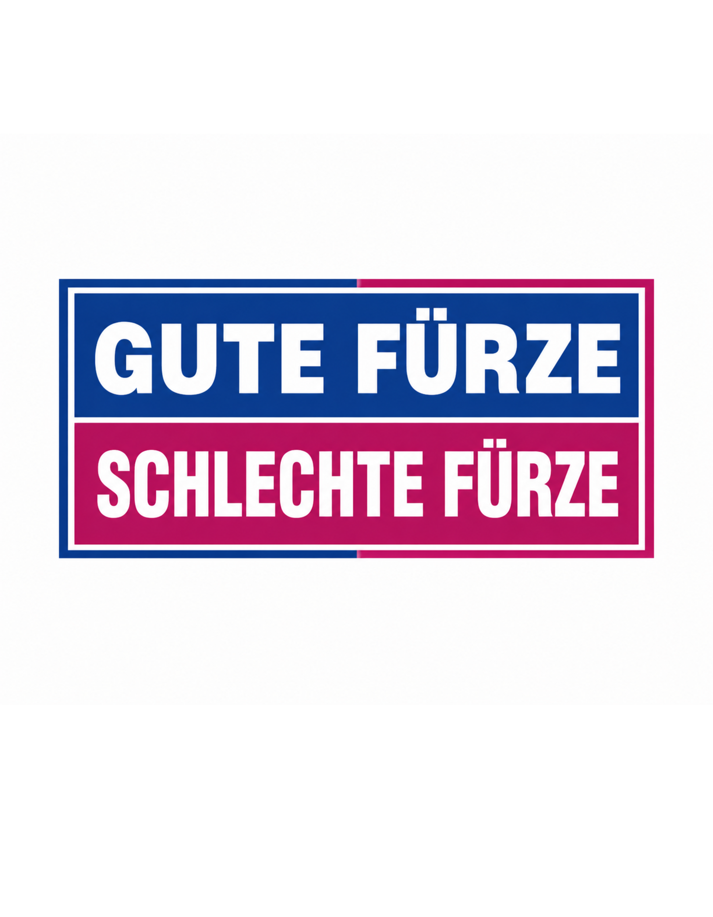 GUTE FÜRZE, SCHLECHTE FÜRZE - Lustiges Herren T-Shirt