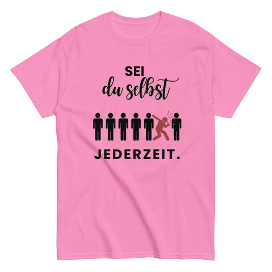 SEI DU SELBST - Statement Herren T-Shirt - SprücheKüche - Druckfrisch & frech