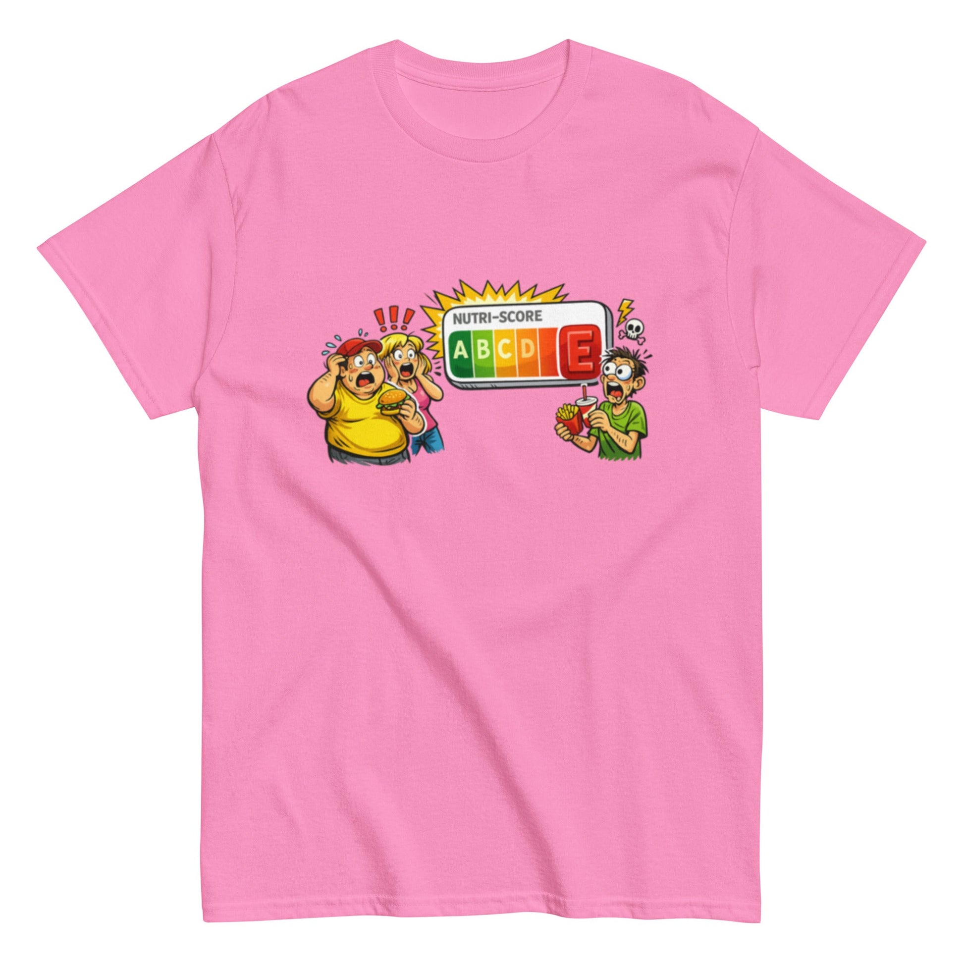 Ahhhhhh Nutriscore E - Lustiges Unisex T-Shirt - SprücheKüche - Druckfrisch & frech