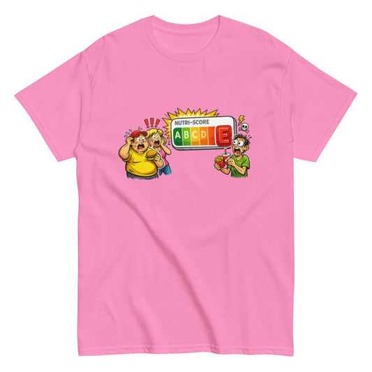 Ahhhhhh Nutriscore E - Lustiges Unisex T-Shirt - SprücheKüche - Druckfrisch & frech