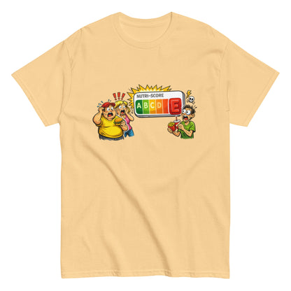 Ahhhhhh Nutriscore E - Lustiges Unisex T-Shirt - SprücheKüche - Druckfrisch & frech