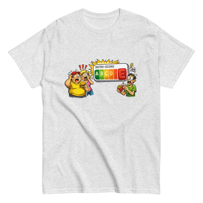 Ahhhhhh Nutriscore E - Lustiges Unisex T-Shirt - SprücheKüche - Druckfrisch & frech