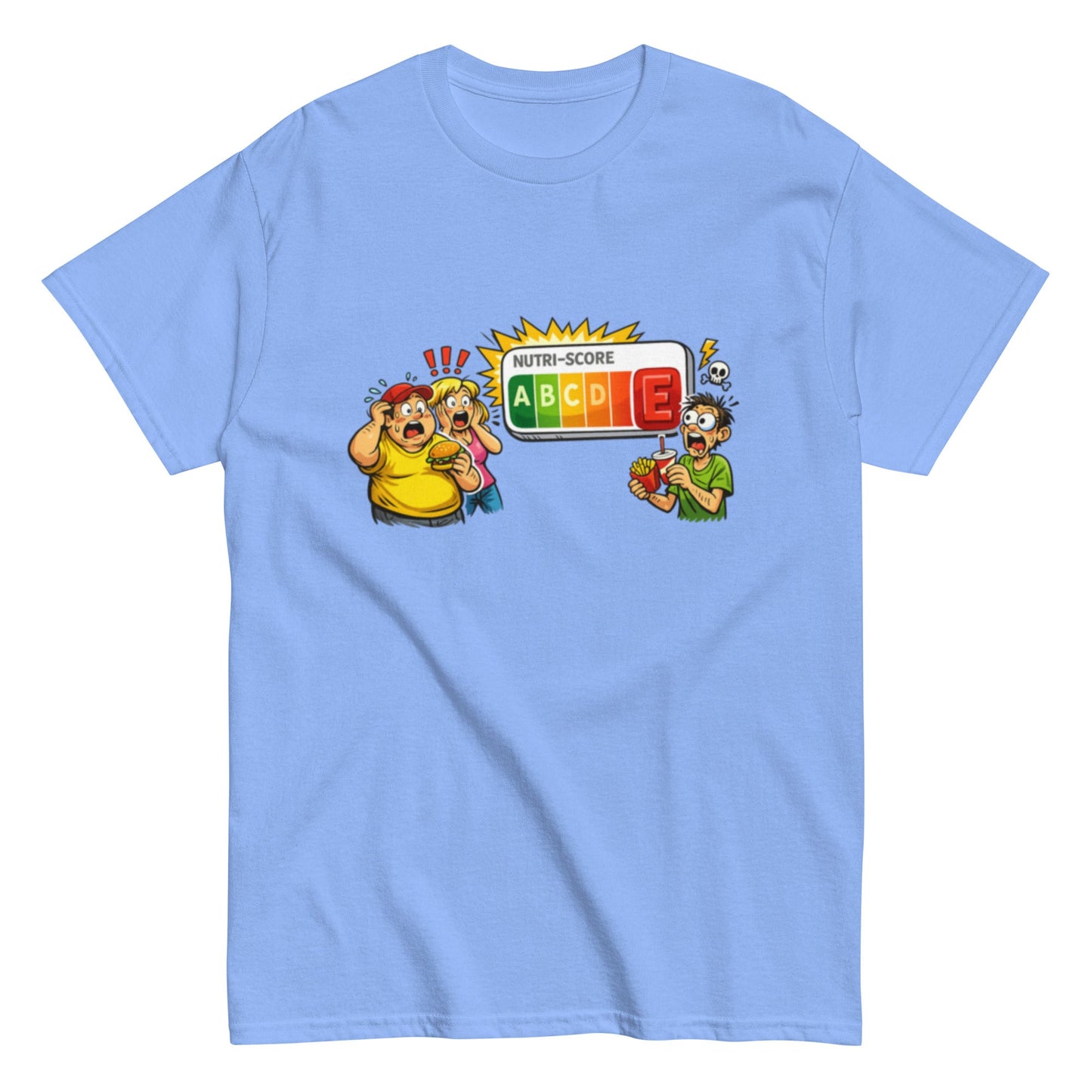 Ahhhhhh Nutriscore E - Lustiges Unisex T-Shirt - SprücheKüche - Druckfrisch & frech