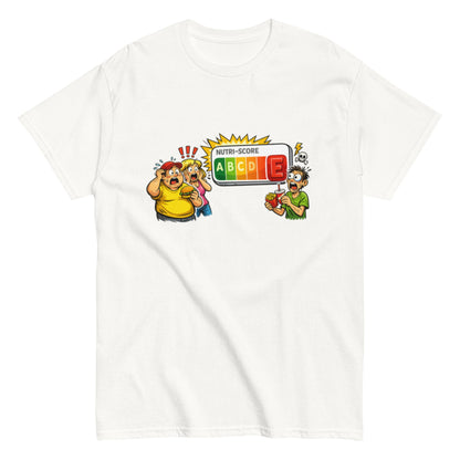 Ahhhhhh Nutriscore E - Lustiges Unisex T-Shirt - SprücheKüche - Druckfrisch & frech