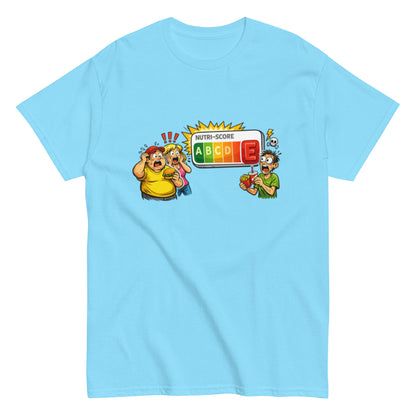 Ahhhhhh Nutriscore E - Lustiges Unisex T-Shirt - SprücheKüche - Druckfrisch & frech
