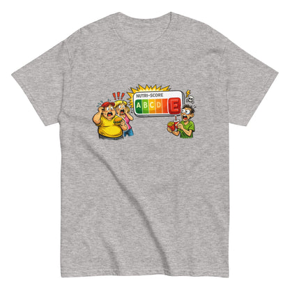 Ahhhhhh Nutriscore E - Lustiges Unisex T-Shirt - SprücheKüche - Druckfrisch & frech