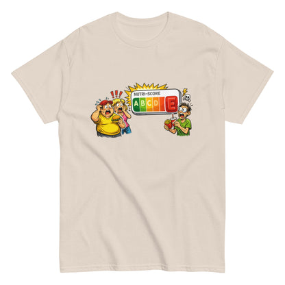 Ahhhhhh Nutriscore E - Lustiges Unisex T-Shirt - SprücheKüche - Druckfrisch & frech
