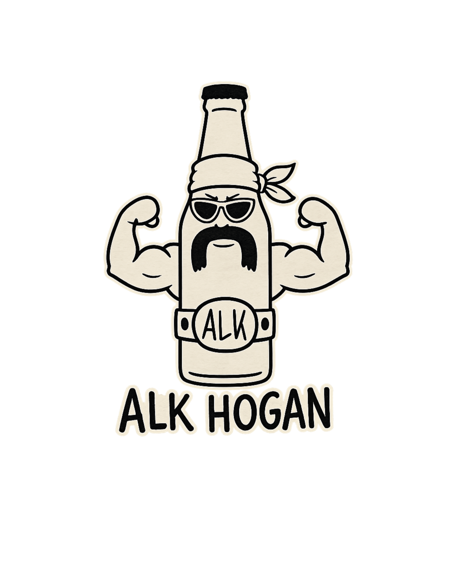 Alk Hogan Humorvoll - Lustiges Unisex T-Shirt - SprücheKüche - Druckfrisch & frech
