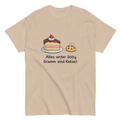 ALLES UNTER 300 GRAMM SIND KEKSE - Lustiges Herren T-Shirt - SprücheKüche - Druckfrisch & frech