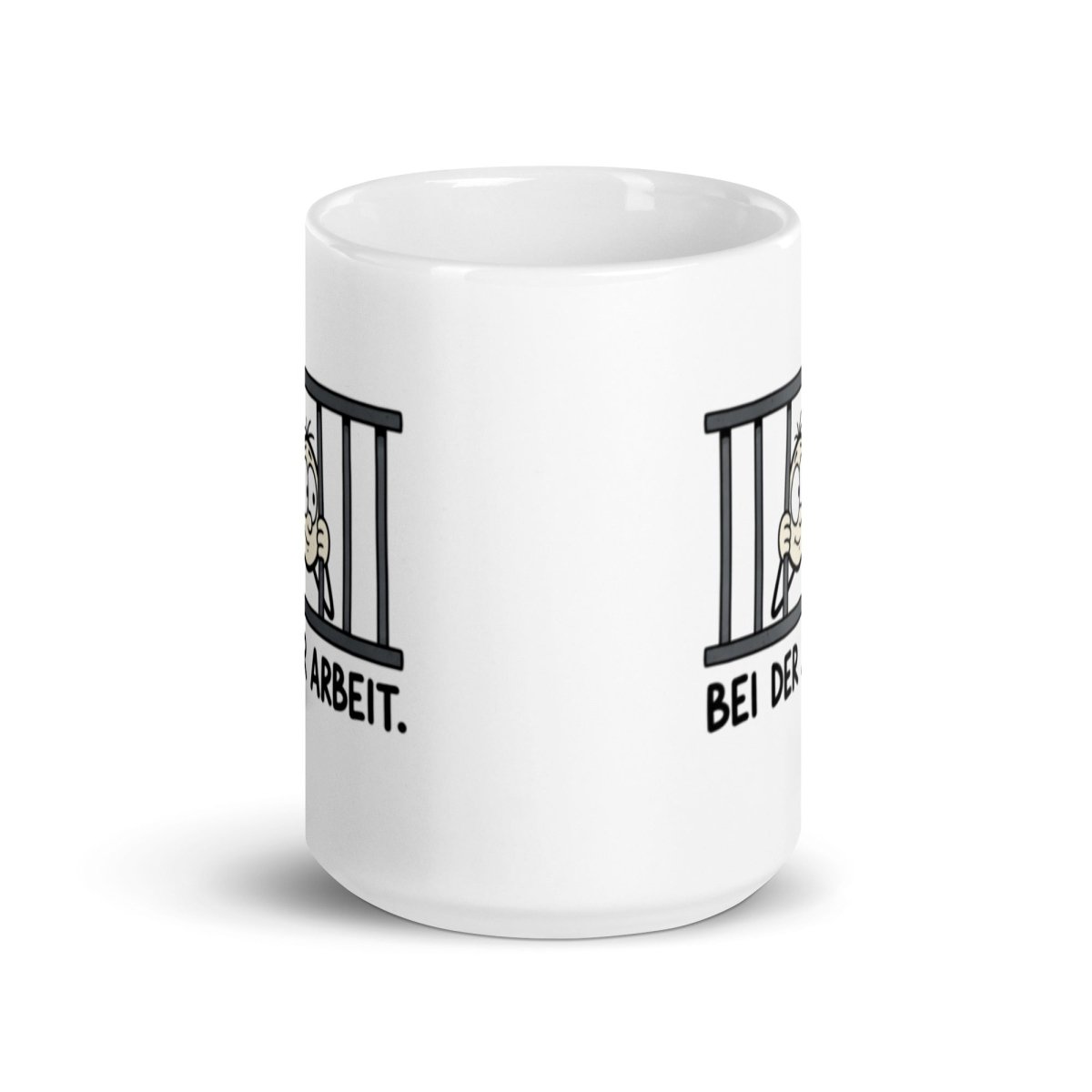 Bei der Arbeit - Lustige Tasse für deinen Arbeitsalltag - SprücheKüche - Druckfrisch & frech