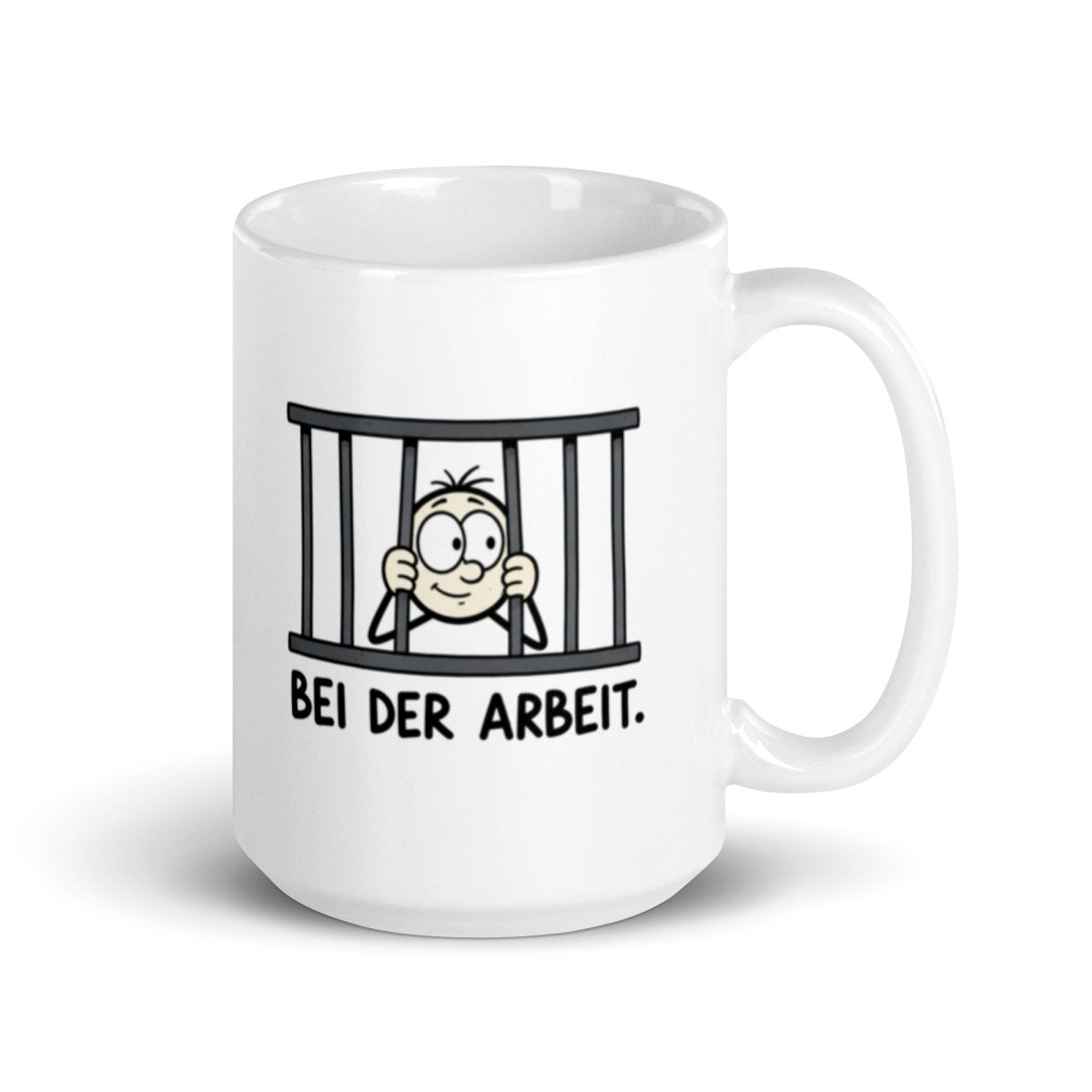 Bei der Arbeit - Lustige Tasse für deinen Arbeitsalltag - SprücheKüche - Druckfrisch & frech