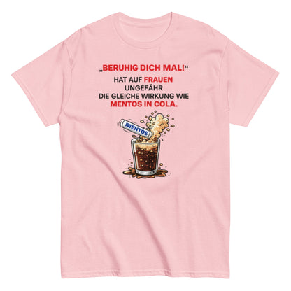 BERUHIGT DICH MAL - Lustiges Herren T-Shirt - SprücheKüche - Druckfrisch & frech