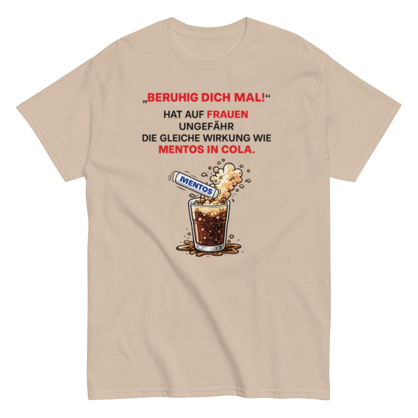 BERUHIGT DICH MAL - Lustiges Herren T-Shirt - SprücheKüche - Druckfrisch & frech