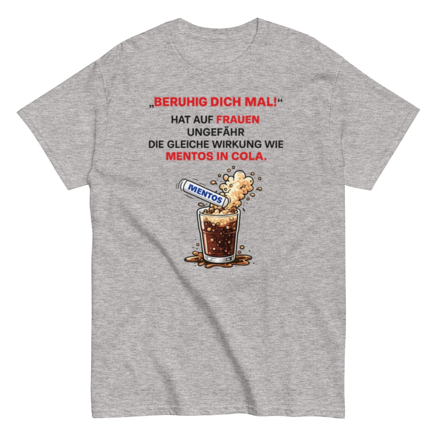 BERUHIGT DICH MAL - Lustiges Herren T-Shirt - SprücheKüche - Druckfrisch & frech