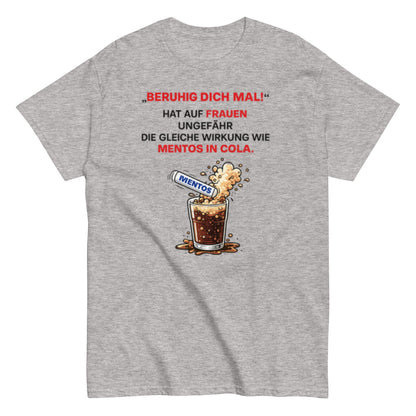 BERUHIGT DICH MAL - Lustiges Herren T-Shirt - SprücheKüche - Druckfrisch & frech
