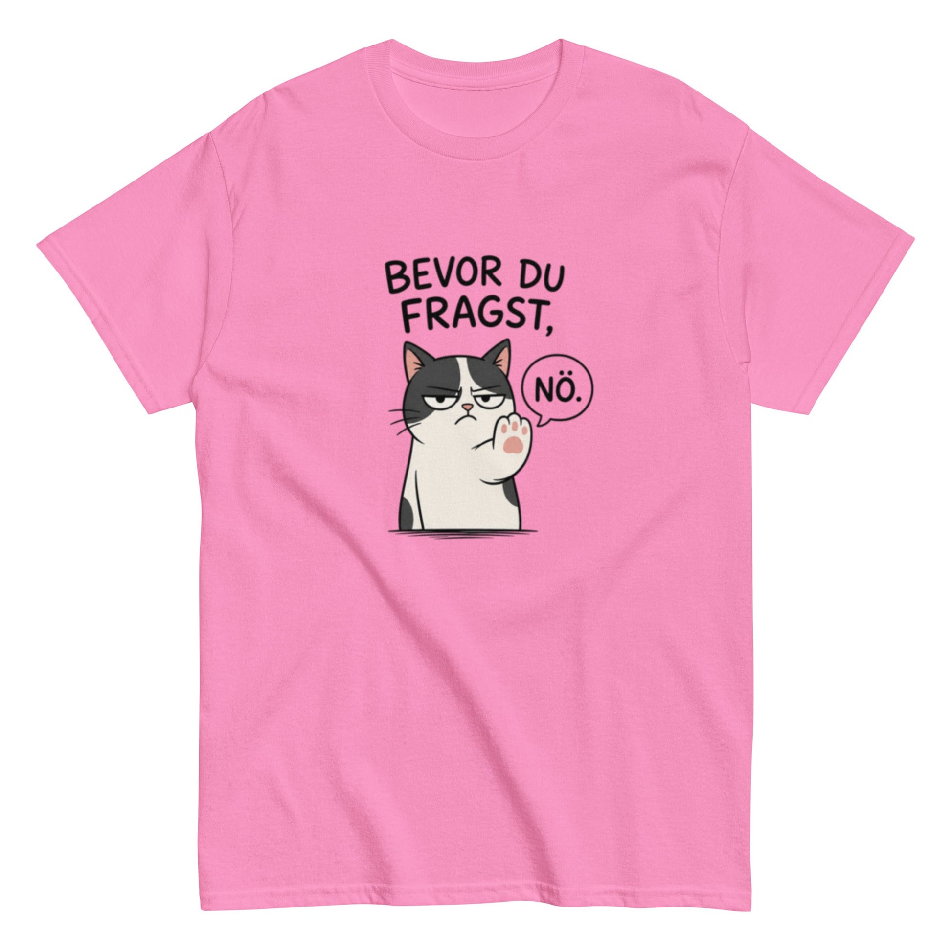 BEVOR DU FRAGST NÖ - Lustiges Herren T-Shirt - SprücheKüche - Druckfrisch & frech