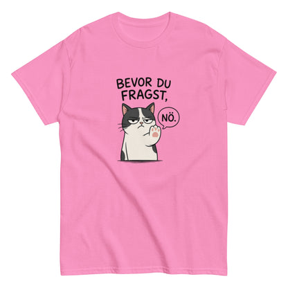 BEVOR DU FRAGST NÖ - Lustiges Herren T-Shirt - SprücheKüche - Druckfrisch & frech