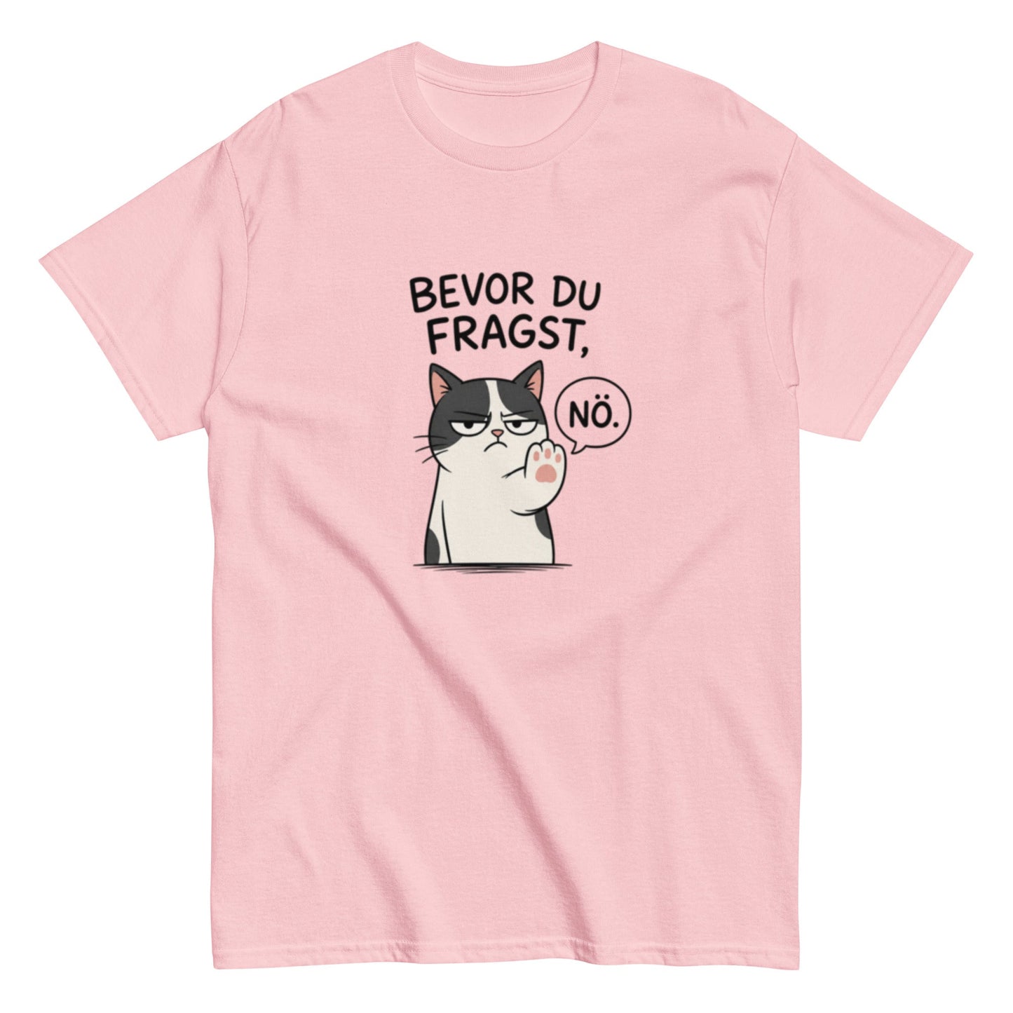 BEVOR DU FRAGST NÖ - Lustiges Herren T-Shirt - SprücheKüche - Druckfrisch & frech