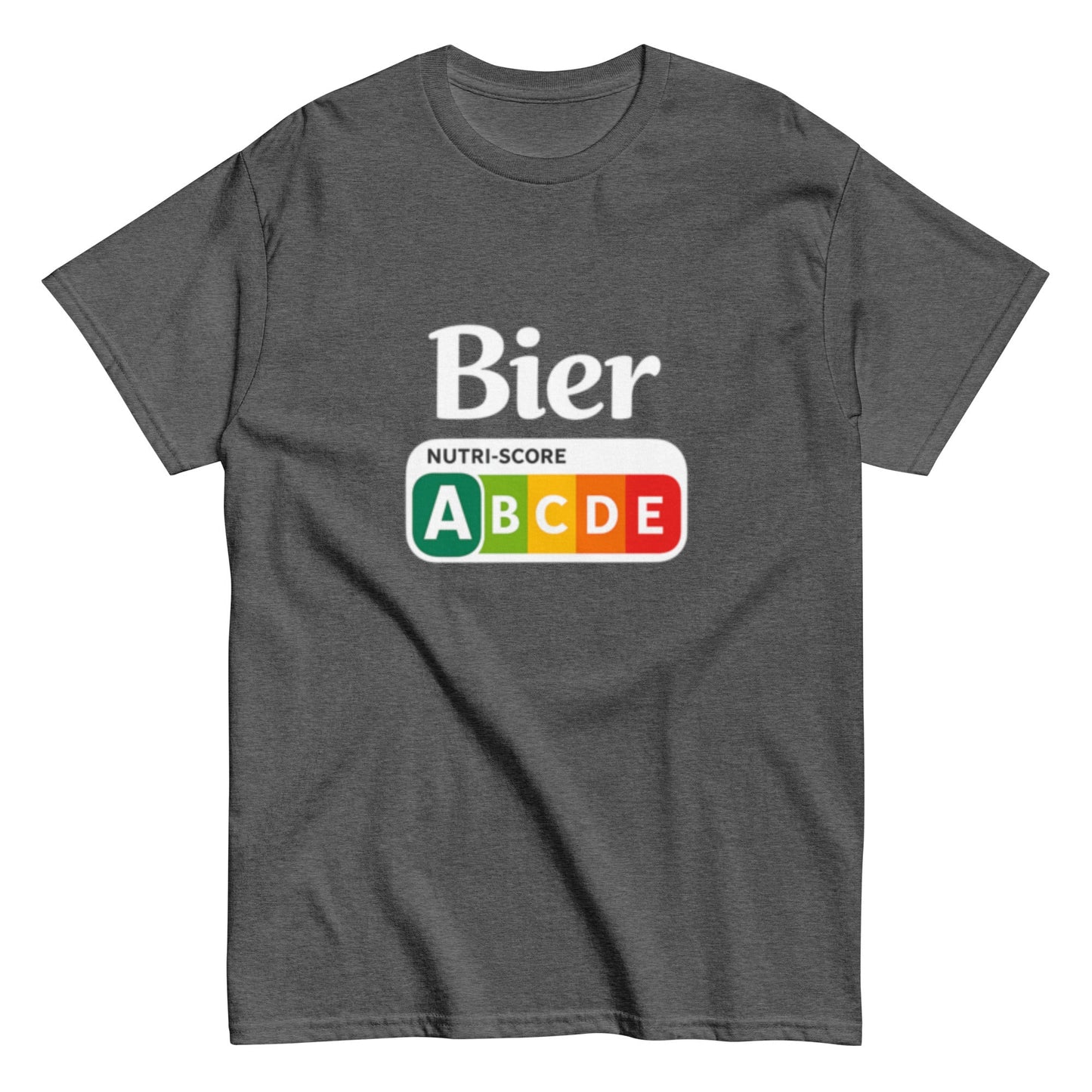 Bier Nutriscore A - Lustiges Unisex T-Shirt - SprücheKüche - Druckfrisch & frech