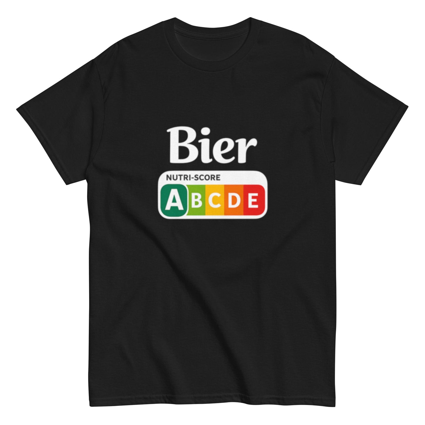 Bier Nutriscore A - Lustiges Unisex T-Shirt - SprücheKüche - Druckfrisch & frech