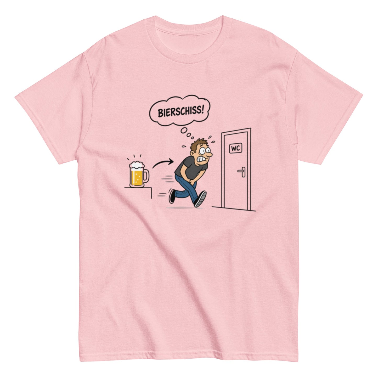 Bierschiss T-Shirt – Lustiges Unisex Bier-Shirt - SprücheKüche - Druckfrisch & frech