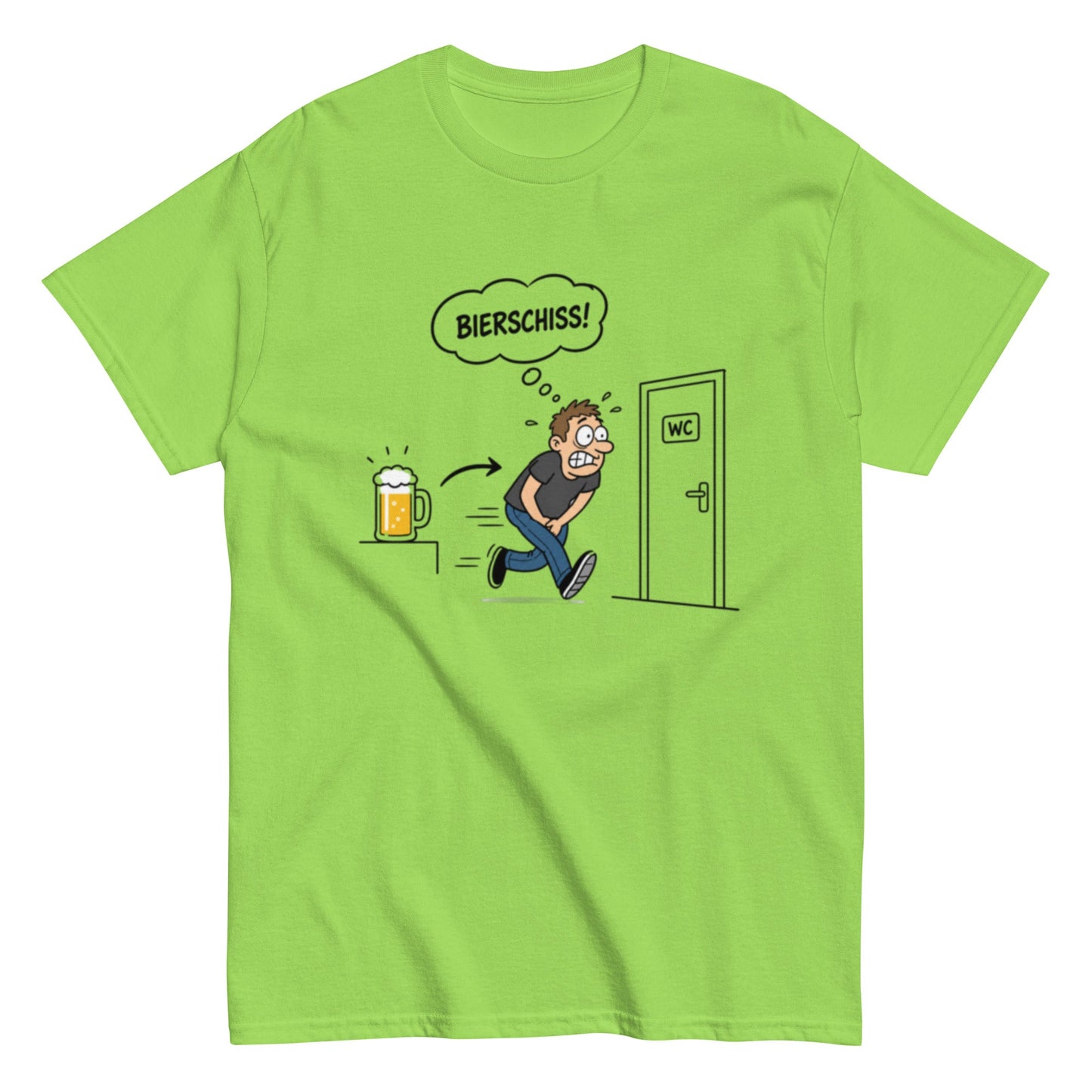 Bierschiss T-Shirt – Lustiges Unisex Bier-Shirt - SprücheKüche - Druckfrisch & frech