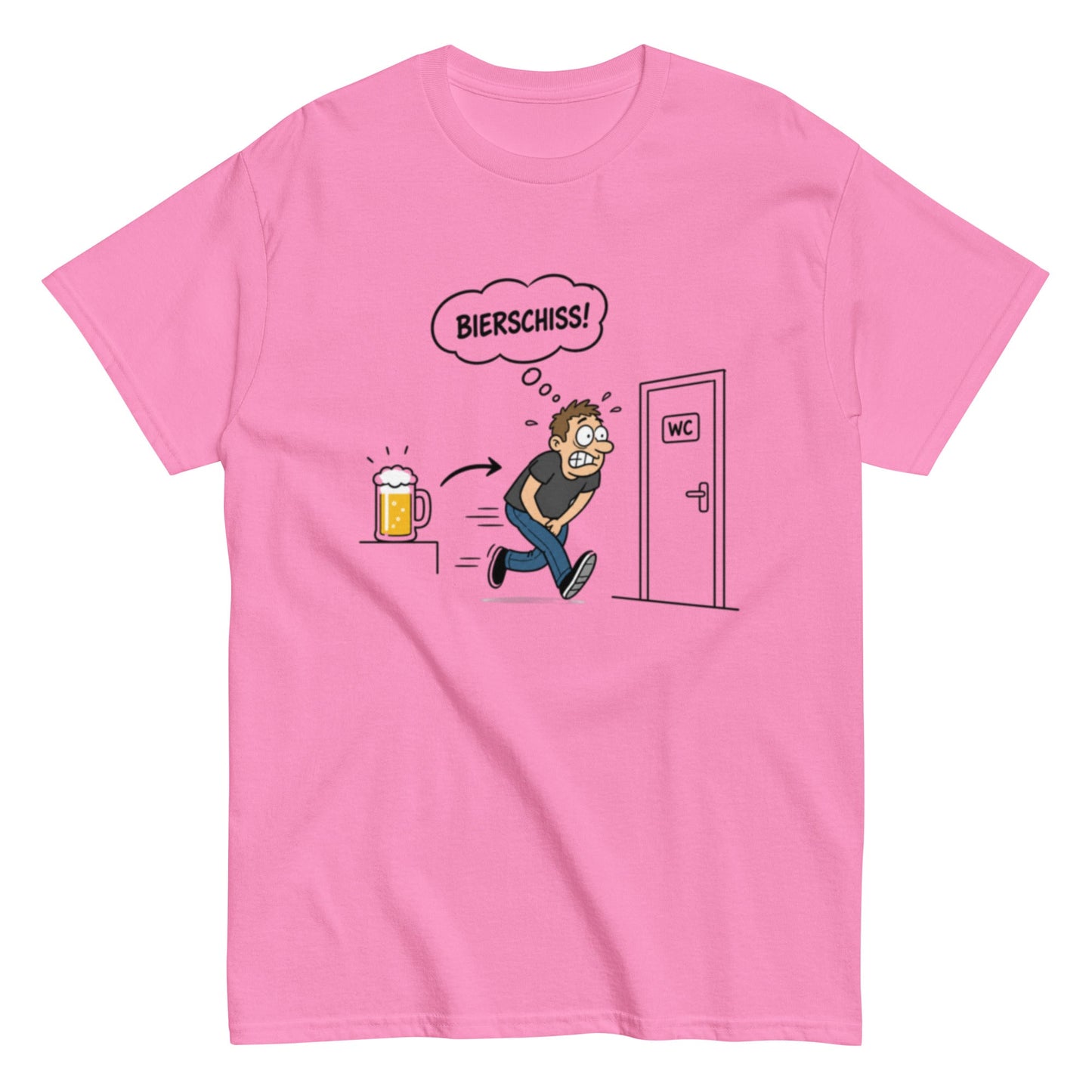 Bierschiss T-Shirt – Lustiges Unisex Bier-Shirt - SprücheKüche - Druckfrisch & frech