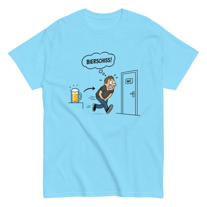 Bierschiss T-Shirt – Lustiges Unisex Bier-Shirt - SprücheKüche - Druckfrisch & frech
