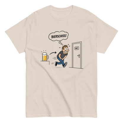 Bierschiss T-Shirt – Lustiges Unisex Bier-Shirt - SprücheKüche - Druckfrisch & frech