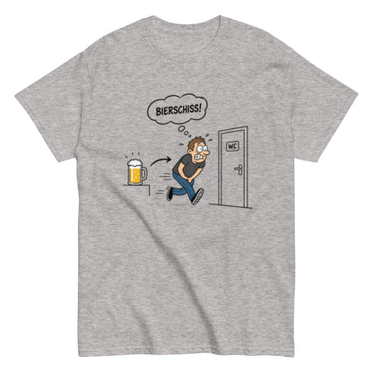 Bierschiss T-Shirt – Lustiges Unisex Bier-Shirt - SprücheKüche - Druckfrisch & frech