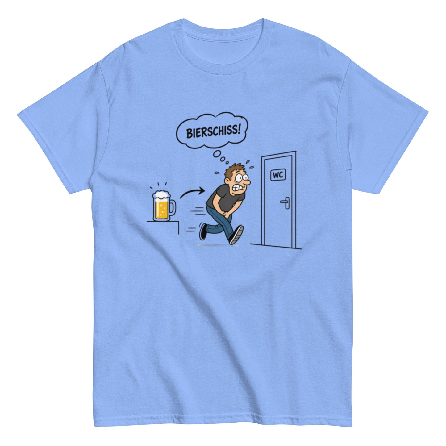 Bierschiss T-Shirt – Lustiges Unisex Bier-Shirt - SprücheKüche - Druckfrisch & frech