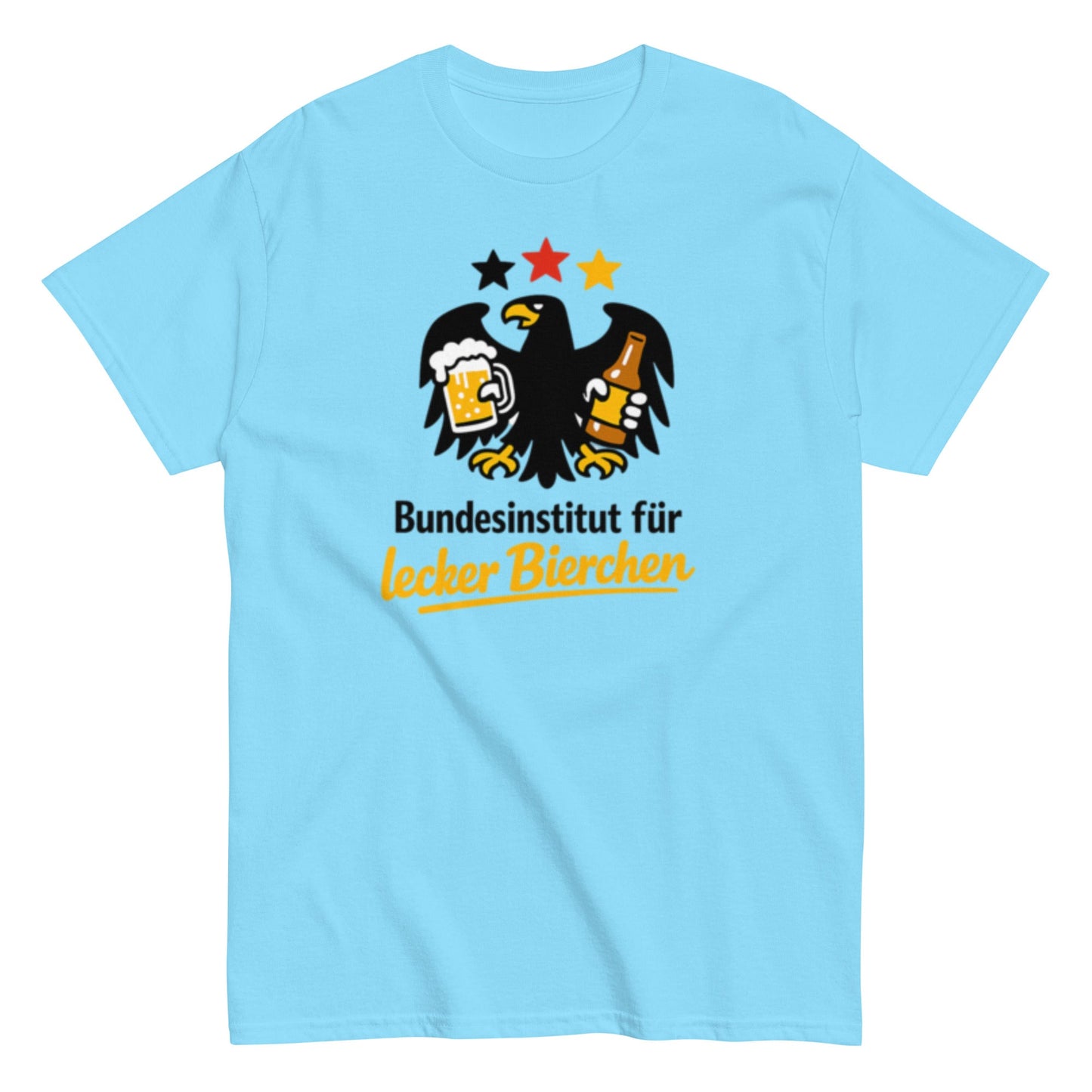 Bundesinstitut für lecker Bierchen - Lustiges Unisex T-Shirt - SprücheKüche - Druckfrisch & frech