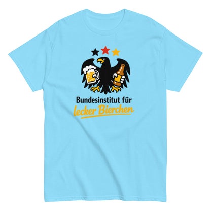 Bundesinstitut für lecker Bierchen - Lustiges Unisex T-Shirt - SprücheKüche - Druckfrisch & frech