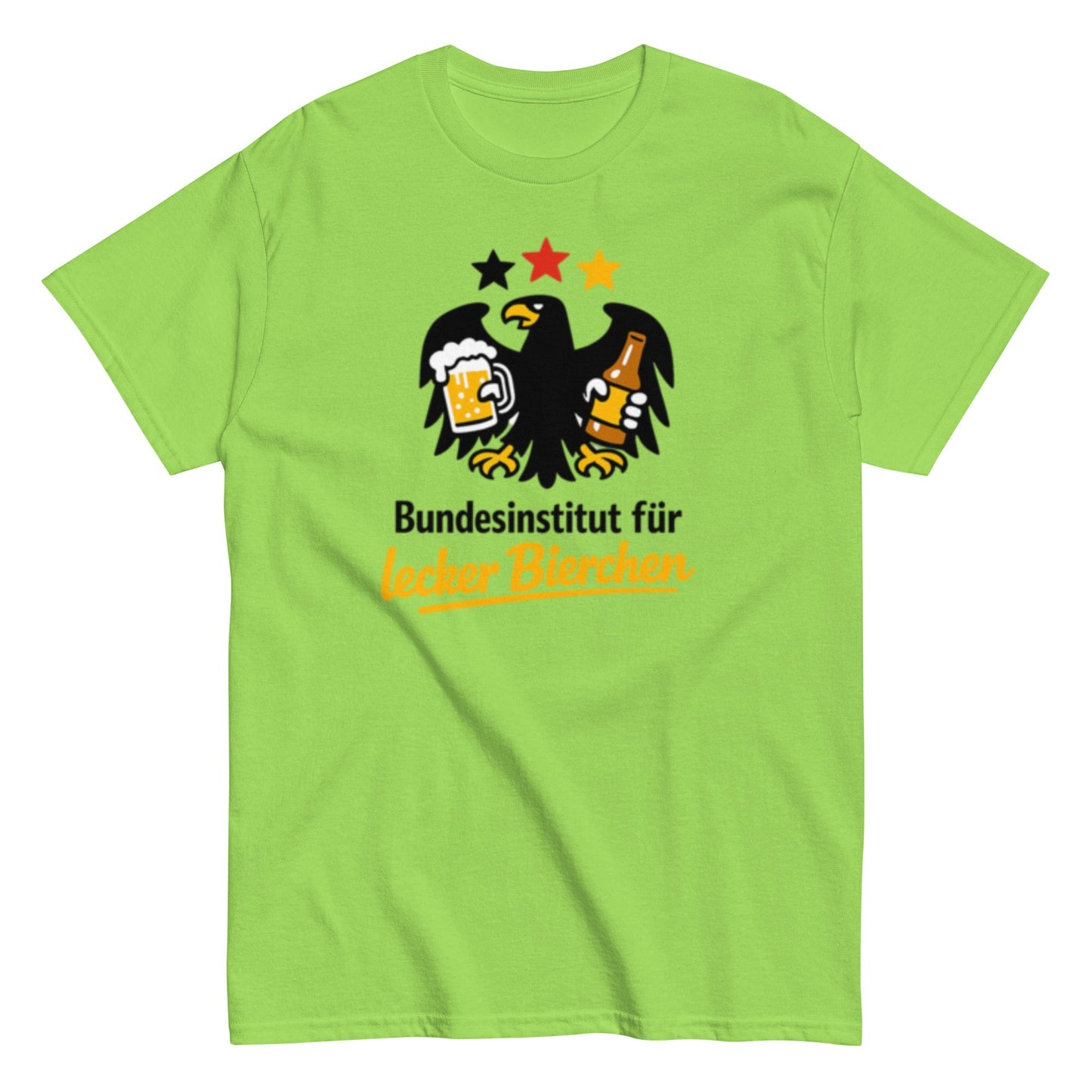 Bundesinstitut für lecker Bierchen - Lustiges Unisex T-Shirt - SprücheKüche - Druckfrisch & frech