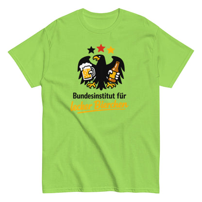 Bundesinstitut für lecker Bierchen - Lustiges Unisex T-Shirt - SprücheKüche - Druckfrisch & frech
