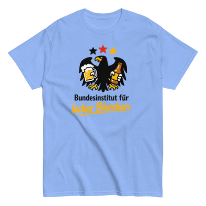 Bundesinstitut für lecker Bierchen - Lustiges Unisex T-Shirt - SprücheKüche - Druckfrisch & frech