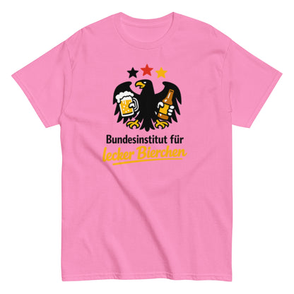 Bundesinstitut für lecker Bierchen - Lustiges Unisex T-Shirt - SprücheKüche - Druckfrisch & frech
