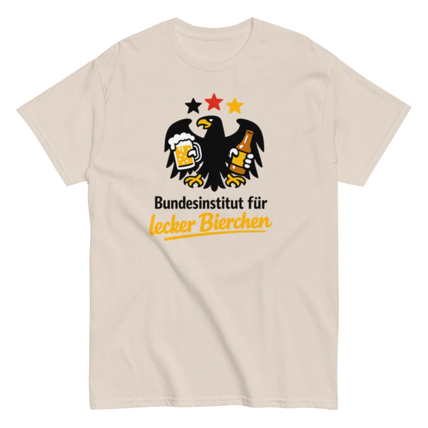 Bundesinstitut für lecker Bierchen - Lustiges Unisex T-Shirt - SprücheKüche - Druckfrisch & frech