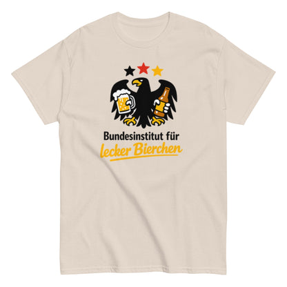 Bundesinstitut für lecker Bierchen - Lustiges Unisex T-Shirt - SprücheKüche - Druckfrisch & frech
