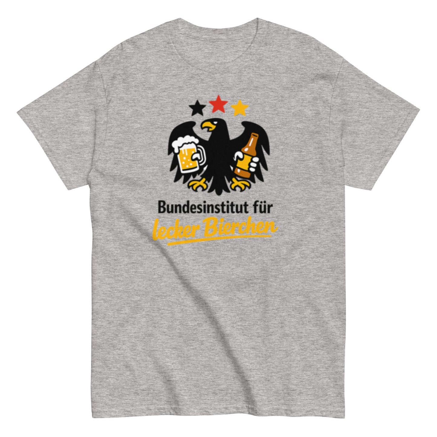 Bundesinstitut für lecker Bierchen - Lustiges Unisex T-Shirt - SprücheKüche - Druckfrisch & frech