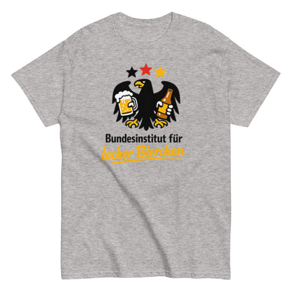 Bundesinstitut für lecker Bierchen - Lustiges Unisex T-Shirt - SprücheKüche - Druckfrisch & frech
