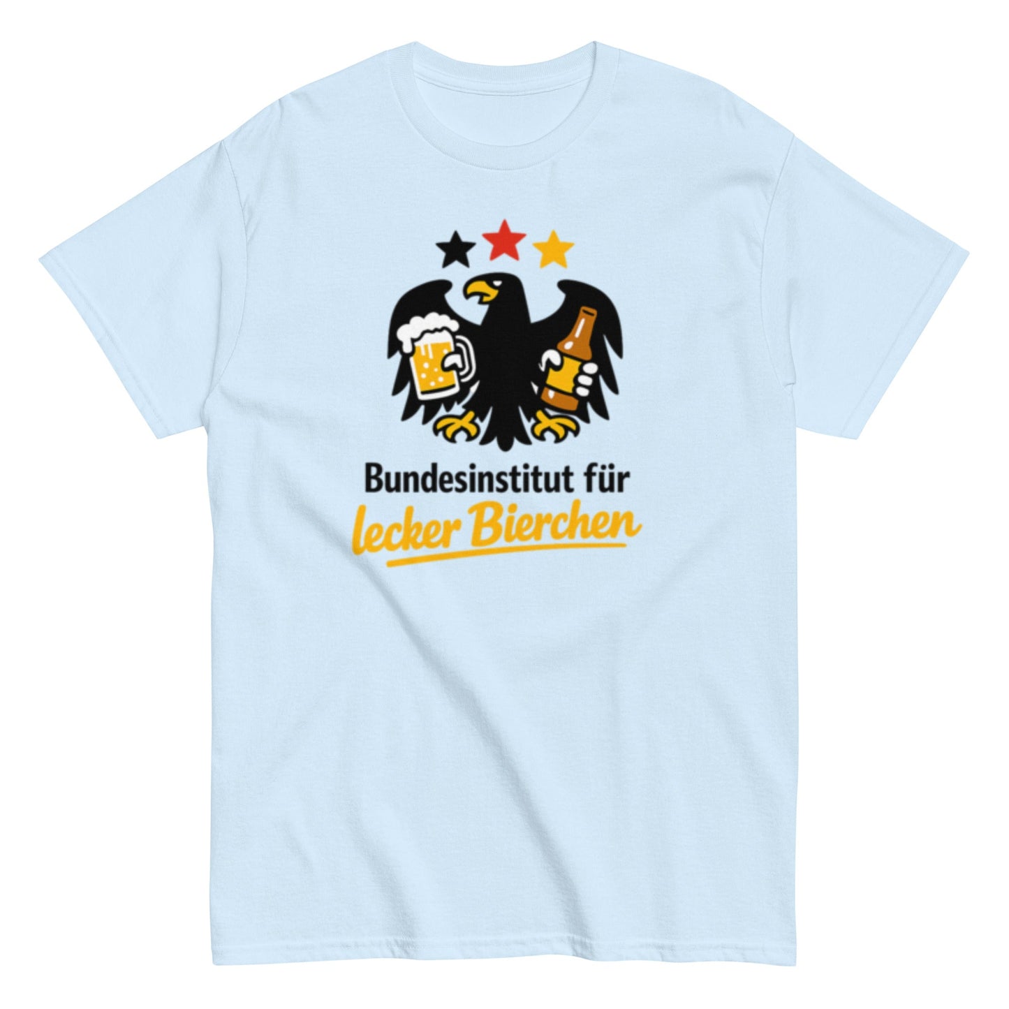 Bundesinstitut für lecker Bierchen - Lustiges Unisex T-Shirt - SprücheKüche - Druckfrisch & frech